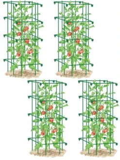 Tomato Cages, Set Of 4 -Outdoor Garden Care 8587040 GR 001E tif