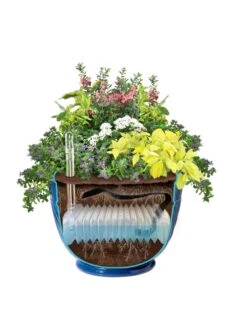 Mazzano Self-Watering Planters 10 Mazzano Self-Watering Planters -Outdoor Garden Care 8596570 SWMazzano19 Blue art tif