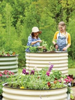 Birdies™ Round Metal Raised Bed, Tall -Outdoor Garden Care 8609152 7563 tif