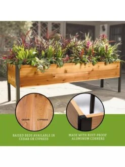 Elevated Planter Box, 2' X 8' -Outdoor Garden Care 8610895 3
