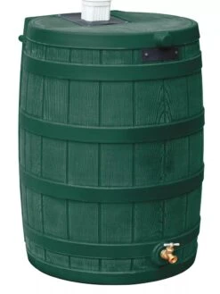 Rain Wizard 50 Gallon Rain Barrel -Outdoor Garden Care 8612311 02V jpg