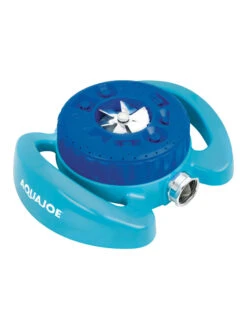 Aqua Joe® AJ-TSSBM Indestructible 9-Pattern Metal Turret Sprinkler -Outdoor Garden Care 8612869 02v