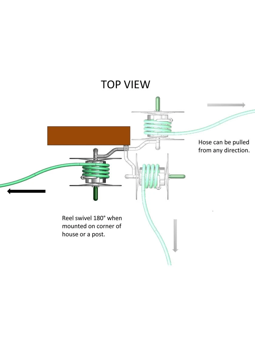 Yard Butler® Mighty Hose Reel 2 Yard Butler® Mighty Hose Reel - Image 2