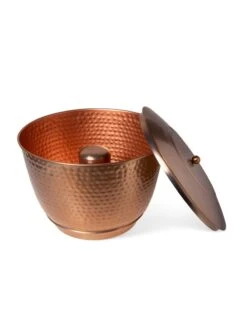 Hammered Copper Hose Pot With Lid 18 Hammered Copper Hose Pot With Lid -Outdoor Garden Care 8613311 5812