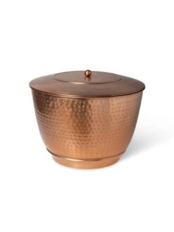 Hammered Copper Hose Pot With Lid 19 Hammered Copper Hose Pot With Lid -Outdoor Garden Care 8613311 5815