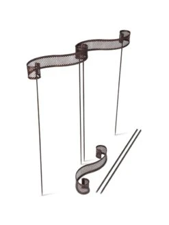 Scroll Linking Stakes, Set Of 3 -Outdoor Garden Care 8613321 5901