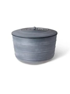 Ribbed Hose Pot With Lid -Outdoor Garden Care 8613332 5801