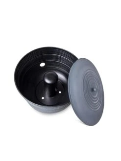 Ribbed Hose Pot With Lid -Outdoor Garden Care 8613332 5808