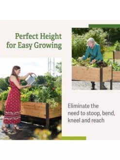 Elevated Planter Box, 2' X 8' -Outdoor Garden Care B00EOW8FHU raisedbed benefits