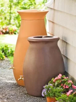 Rainwater Urn, 65 Gallon -Outdoor Garden Care GS38683 02 tif 1